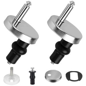 Charniere Abattant WC, Charni&egrave;res &agrave; D&eacute;gagement Rapide Fixations, avec Caoutchouc Vis Fixation, Convient aux Charni&egrave;res de L'abattant Sup&eacute;rieur des Toilettes Silver - Neuf