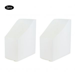 Hjlian Lot De 2 Boites De Rangement Pour Documents De Bureau, Organiseur De Livres, Porte-Documents, Pour Bureau, Ecole - Neuf