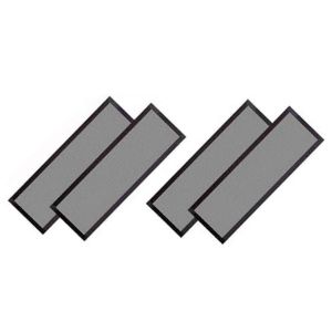 Lot De 4 Grilles D'a&eacute;ration Noires De 4 X 12 Pouces Pour Grilles D'a&eacute;ration De Sol - Neuf