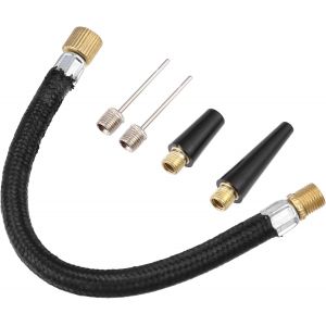 Acdsgd-1 Ensemble Air Pompe Avec Gonflage Aiguille Conique Buses Rallonge Tuyau Remplacement D'article - Neuf
