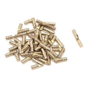 40Pcs en laiton dissimulé charnières de baril bijoux boîtes en bois armoire charnière de meuble invisible 4X20mm - Neuf