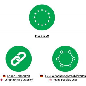 Tianyi-Bande Élastique Plate , Bandes Extensibles Pour La Couture, Ceinture Élastique Solide Pour Pantalons, Pour Les Projets Ménagers Et De Bricolage, Pour Coudre Des Tissus (5mm - Blanc) - Neuf