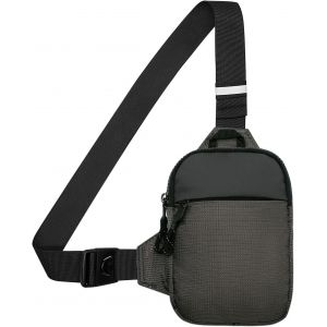 CHENG-Petit Sac de Poitrine Imperméable Sacoche Homme Bandouliere, Pochette Telephone Portable Sling Bag Sac Bandoulière pour Femme Homme - Neuf