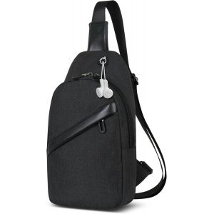 RFCBC-Sac de Poitrine Sac Bandouliere Sacoche Bandouliere Sac à Dos Petit Imperméable Léger Sacoche Bandoulière pour Sport Randonnée Cyclisme Homme et Femme - Neuf
