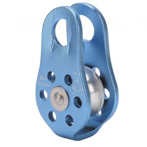 Poulie simple d'escalade fixe 20KN, bloc de poulie à corde simple robuste pour l'escalade en hauteur, travail en rappel - Neuf