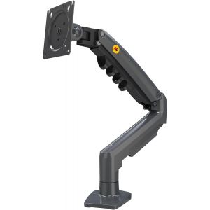 Support &Eacute;cran Pc Moniteur, Bras Articul&eacute; Ergonomique Ressort &Agrave; Gaz, 17-30 Pouces, Vesa 75Mm Et 100Mm, Rotatif &Agrave; 360&deg; - Neuf