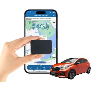 Traceur GPS pour Voiture avec Application Android Suivi en Temps R&eacute;el 4G pour V&eacute;hicule,V&eacute;lo,Enfant,&Eacute;tanche et Antivol Autonomie Jusqu&iquest;&agrave; 60 Jours sans Carte SIM Donn&eacute;es de Localisation sur 6 Mois - Neuf