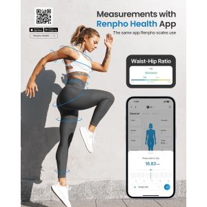 Kalanka-M&egrave;tre Ruban R&eacute;tractable Et Connect&eacute; Avec Application Bluetooth Pour Mesure Du Corps, Perte De Poids, Gain De Muscle, Remise En Forme Et Musculation Pouces Et Centim&egrave;tres - Neuf