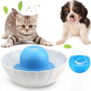 Hjlian Fontaine A Eau En Ceramique Super Silent Pets Pour Chiens Ou Chats - Neuf