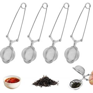 Infuseur &Agrave; Th&eacute; Boule Avec Manche Long En Inox - Neuf