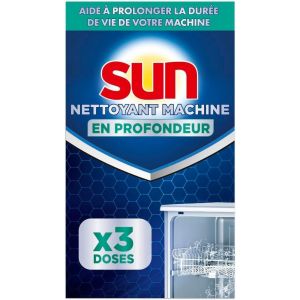 Nettoyant Lave-Vaisselle Classique - 3 Doses - nettoie en profondeur - aide &agrave; prolonger la dur&eacute;e de vie de votre machine - Neuf