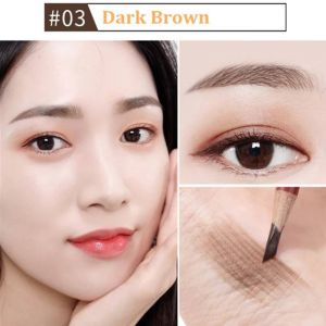 Crayon &Agrave; Sourcils Imperm&eacute;able Avec Nervures,Crayon &Agrave; Sourcils Pelable Pour Le Marquage,Le Contour,La Teinte Des Sourcils,Le Maquillage,Le Microblading,La D&eacute;finition Des Sourcils.03 Dark Brown. - Neuf