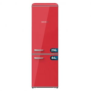 Cecotec 02756 r&eacute;frig&eacute;rateur-cong&eacute;lateur Pose libre 300 L Rouge - Neuf