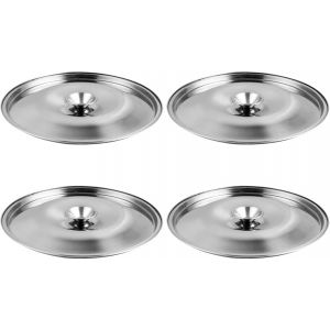 Subzonal-Couvercle Universel En Acier Inoxydable 12 Cm Pour Pot &Agrave; &Eacute;pices Et Huile Cuisine Accessoire De Remplacement Et L&eacute;ger - Neuf