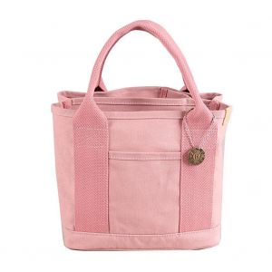 Grande capacité Multi-poche Sac à main Portable Femmes Fourre-tout Élégant Fermeture Éclair Sac à bandoulière Rose - Neuf