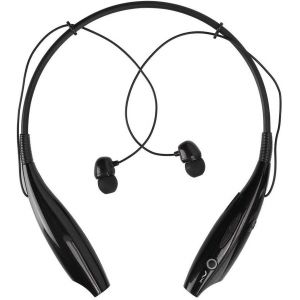 AYU-Ecouteurs Bluetooth Tour De Cou, Casque Bluetooth sans Fil Tour De Cou, Casque Audio stéréo Portable rétractable, Casques de Sport à réduction de Bruit avec Micro - Neuf