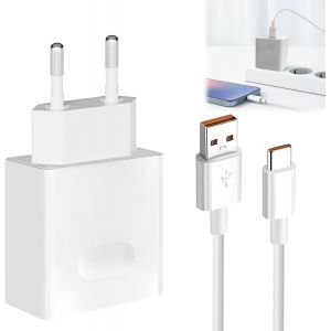 JGD-66W Supercharge Chargeur Rapide Huawei Honor, 6A USB-C 1m Cable Included, pour Honor 90 Lite 200 Lite, Alimentation 66w pour Honor Magic 7 Lite 90 Lite 200 Lite 70 Lite X6B X8B Pad X8A X9 - Neuf