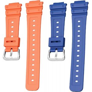 KAL-Bracelet Pour Casio Dw-5900 Dw-9052 Dw-5600 Dw-6000Cj Dw-6200 Dw-6600 Gw-6900 Dw-6900 G-6900 Dw-8700 Silicone Sport Remplacement - Neuf