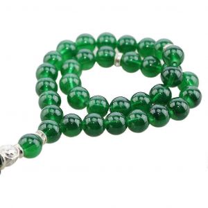 Musulman 12mm / 0.47 &laquo; Pierre De Cristal Tasbih 33 Perles Du Rosaire Islam Pri&egrave;re Zikr - Neuf