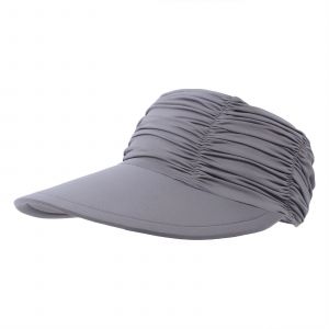 (Gris Clair), 1 Chapeau De Soleil Pour Femme À Large Bord, Protection Uv, Upf 50+, Réglable, Plage Et Sport - Neuf