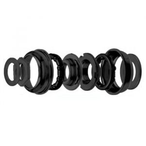 Cuvette Boitier De P&eacute;dalier - Bmx - 51mm - Noir - Roulements 32-45mm - Montage Diy - Neuf