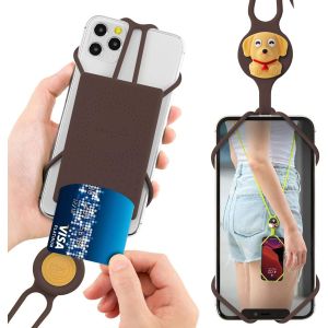 Kalcx-Bandouli&egrave;re Laniere Telephone Portable En Silicone,Cordon Collier Taille Universelle Pour Smartphone Iphone 11 Pro Max Xr Xs Maxx8 7 Plus Samsung Galaxy S10 S9 S8 Note 9 Pixel Huaweichien - Neuf