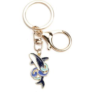 Kal-Conception De Pendentif Baleine Mignon, Porte Cl&eacute;s Avec Pendentif Baleine, Pour Soeur Et Amis, Cadeau Pour Coll&egrave;gues, Simple Et &Agrave; La Mode Pour Les Femmes, Cadeau Porte Cl&eacute;s Pour M&egrave;re - Neuf