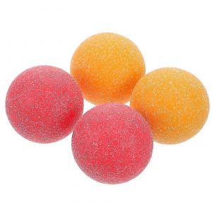 4pcs Tabletop Foosball Jeu Boules Petit Foosball En Plastique Boules De Remplacement Mini Ballons De Baby-foot Pour D&eacute;corations De Salle De Jeu De Foosfoot - Neuf