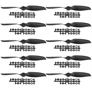 Lot de 10 helices d'avion 8 x 7E, remplacement de pales pour avion a voilure fixe/en mousse - Neuf