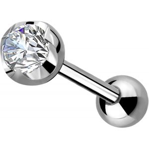 Kal-16g Piercings Cartilage Titane Boucles D'oreilles Helix Piercings Mit Zircone Cubique Conch Piercing Studs Bijoux De Tragus, Conch, Lobe Piercings 3mm, 4mm, 5mm - Neuf