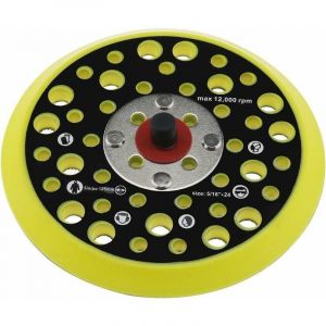 Support de 125 mm 5"" compatible avec Mirka Ceros/Deros 44 trous, filetage 5/16, sander, crochet, crochet-et-boucle de sangle, accessoires pour outils électriques (pas d'origine) - Neuf