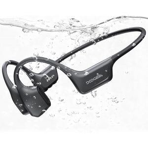 MEVRONISSHOP-Casque &agrave; Conduction Osseuse,&Eacute;tanche IP68 &Eacute;couteurs pour la Natation,10 Heures,Bluetooth 5.4 sans Fil 64Go de Stockage,Mode MP3 Convient pour Le Cyclisme,La Natation et Le Fitness(Gris fo - Neuf