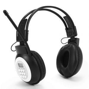 Casque radio FM personnel portable, casque sans fil avec radio integree pour la marche et le jogging - Neuf