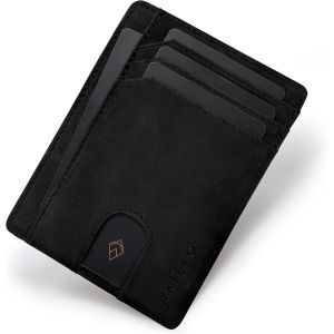 Portefeuille Homme Rfid Blocage Avec Coffret Cadeau ¿ Porte Cartes Ultra Fin ¿ Portefeuille Minimaliste (Collection Bravo) - Neuf