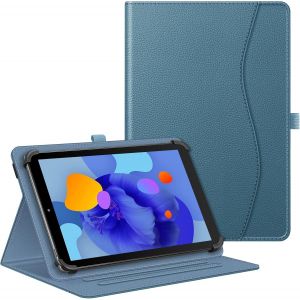 Coque Universelle Pour Tablette 10 Pouces (9''-10.5''/10.9''/11''), Housse Multipositions Pour Tablette Teclast, Blackview, Yestel, Yotopt, Meberry, Oscal Etc, Bleu Brumeux - Neuf