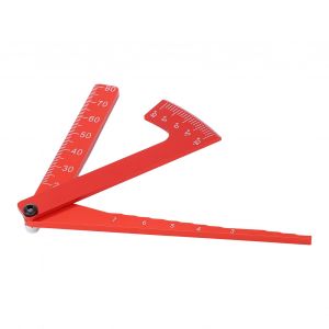 Étrier de mesure réglable en aluminium RC, hauteur de roue, jante, règle d'angle de cambrure, outil universel rouge - Neuf
