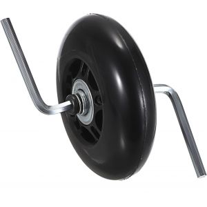 2pcs Roulettes De Valise Avec Vis Noires Roues De Rechange R&eacute;paration De Roulements Pour Valise De Bagage 80 * 23mm - Neuf