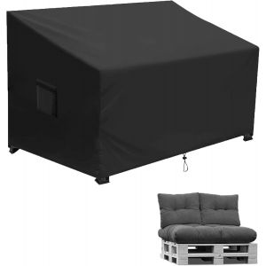 Letnerny-Housse Pour Meubles En Palettes - Housse De Coussin Pour Canap¿¿ En Palette - Anti-Uv - 128 X 65 X 80/40 Cm - Neuf