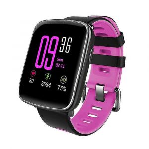 Montre connect&eacute;e GV68 avec fr&eacute;quence cardiaque, Bluetooth, bracelet sport, notifications d'appels, podom&egrave;tre et alarme. - Neuf