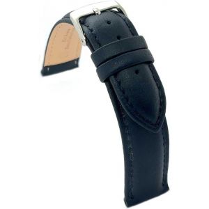 Kal-Bracelet De Montre En Cuir De Vachette Lisse 26mm 28mm 30mm 32mm 34mm 36mm 38mm 40mm Ref. 302ea - Neuf