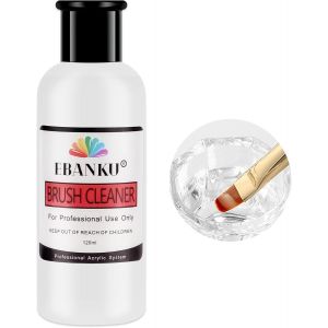 Kal-Nettoyant Pour Pinceaux À Ongles En Acrylique 3 En 1 - 120 Ml - Après-Shampoing - Brosse À Ongles Clea Solution Rapide Pour Vernis Gel Solide / Gel D'extension Des Ongles - Neuf