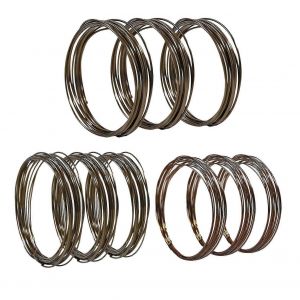 Kit de fil de bonsaï - 9 fils de dressage d'arbre en aluminium anodisé en 3 taille pour façonner le style d'intérieur B - Neuf