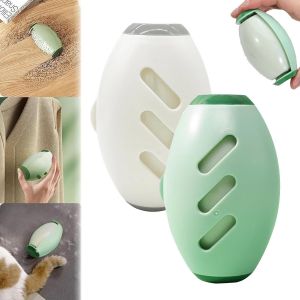 MEVRONISSHOP-Rouleau anti-peluches r&eacute;utilisable et lavable, 2 pi&egrave;ces, Portable Home Travel Lint Roller, Washable Sticky Roller, Vert, Manuel, Plastique, pour Meubles, Canap&eacute;s - Neuf