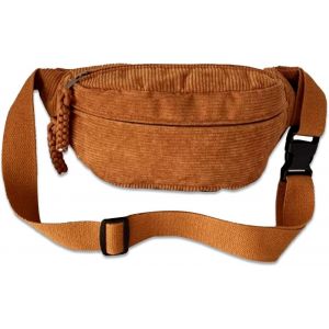 KALANKA-Sac banane en velours côtelé pour femme - Avec bandoulière réglable - Tendance - Pour les loisirs et le sport - Vert, 7 - Neuf