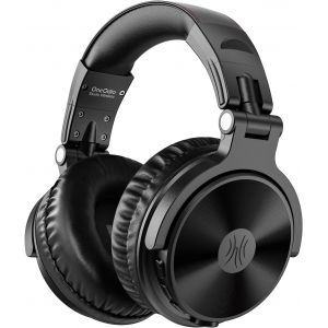 ProC Bluetooth Casque sans Fil et Mode Filaire, 110 Heures d'utilisation,Casque Audio avec Micro, Hi-RES Audio, Coussinets en Prot¿¿ines Douces, Extra Basses, Confortable L¿¿ger Pliable Noir - Neuf