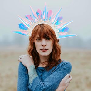 Tzf-Bandeau Lumineux Pour Femme - Bandeau Led Multicolore - Couronne Lumineuse Pour Halloween, Carnaval, Fêtes, Événements Thématiques - Neuf