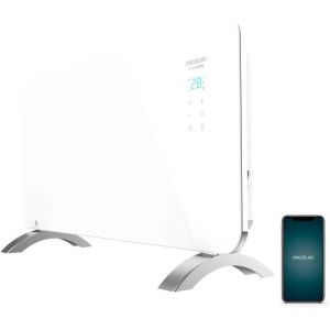 Convecteur verre Wi-Fi blanc 1500 W - Neuf