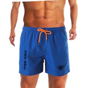 Bermuda Short De Plage Pour Hommes,Doublure En Maille,Pantalon De Bain,Séchage Rapide,Surf,Short De Plage,Fitness,Muscle,Pantalon De Sport Aquatique,Été-4xl-M - Neuf