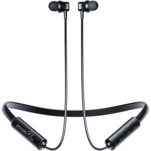 LORANKA-Blue ENC &Eacute;couteurs intra-auriculaires tour de cou, appels clairs et son sup&eacute;rieur, batterie 200 mAh, 28 heures d'autonomie, Bluetooth 5.3, basses profondes &iquest; Noir - Neuf