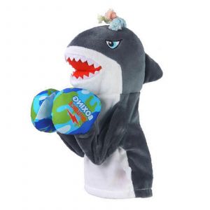 Marionnette à main requin - Jouet de boxe interactif en peluche-UN - Neuf